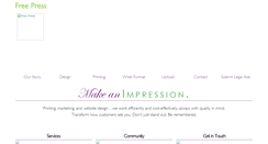 Desktop Screenshot of 4freepress.com